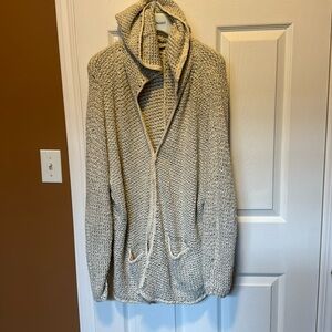 FP Free People  cotton cardigan, size large